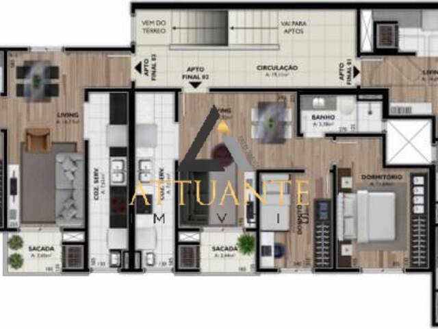 Apartamento para Venda em Caxias do Sul - 3