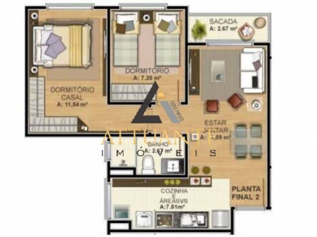 #AP0169 - Apartamento para Venda em Caxias do Sul - RS