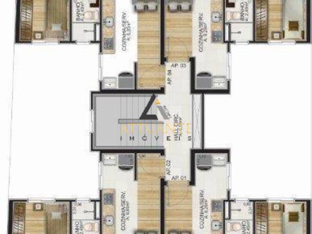 #AP00190 - Apartamento para Venda em Caxias do Sul - RS