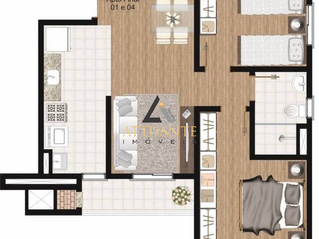 Apartamento para Venda em Caxias do Sul - 3
