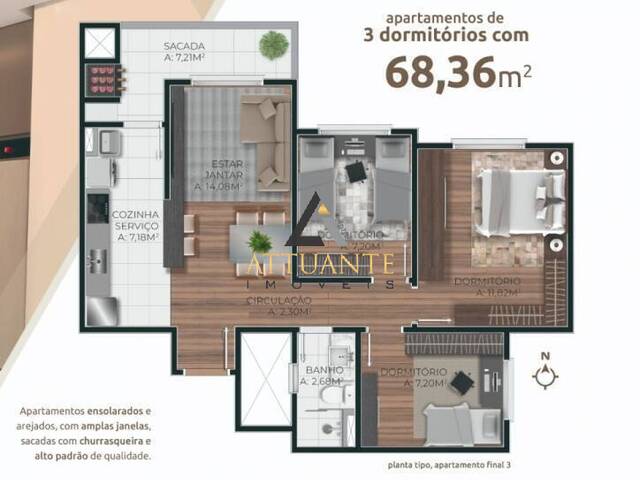 Apartamento para Venda em Caxias do Sul - 4