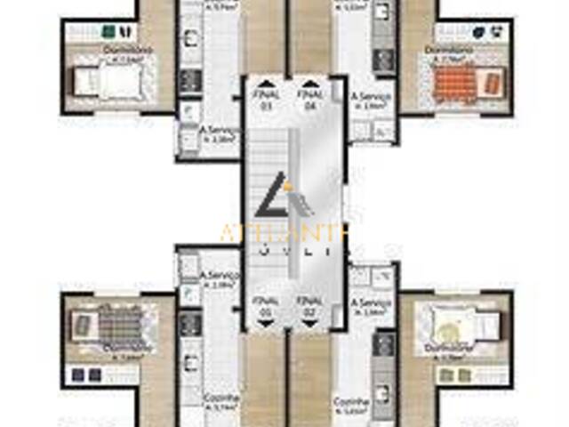 #AP0495 - Apartamento para Venda em Caxias do Sul - RS
