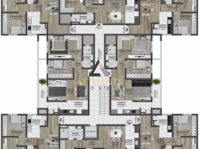 Apartamento para Venda em Caxias do Sul - 3