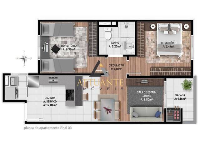 Apartamento para Venda em Caxias do Sul - 3