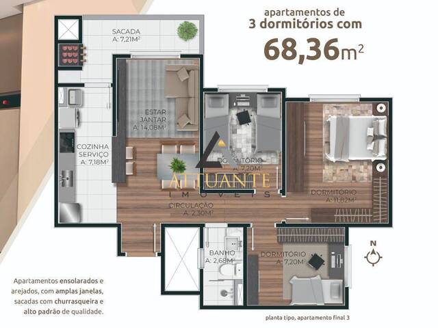 Apartamento para Venda em Caxias do Sul - 4