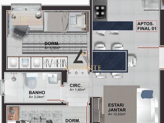 Apartamento para Venda em Caxias do Sul - 3