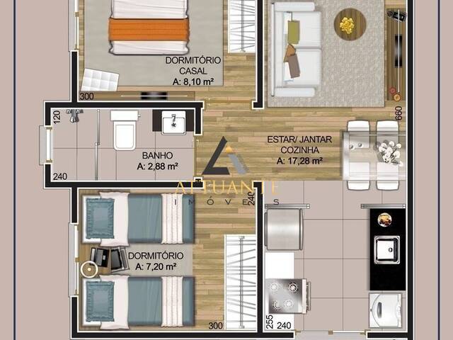#AP0945 - Apartamento para Venda em Caxias do Sul - RS - 2