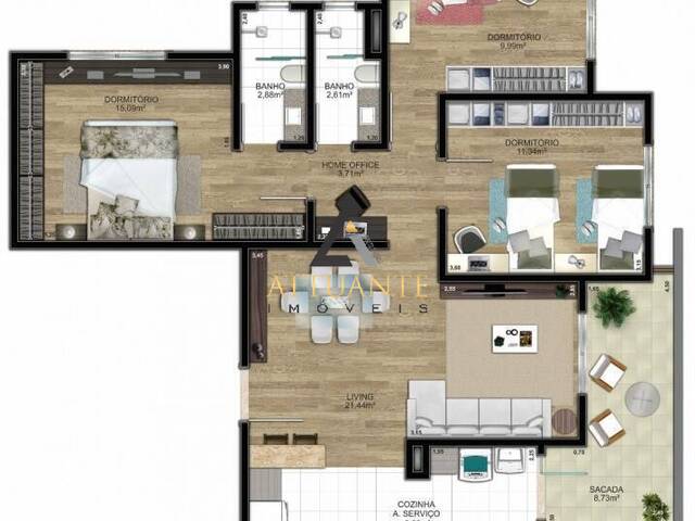 Apartamento para Venda em Caxias do Sul - 2