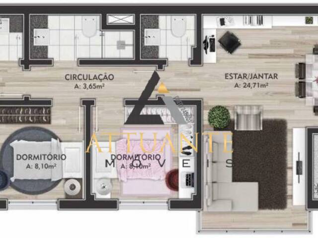 #AP1435 - Apartamento para Venda em Caxias do Sul - RS - 2