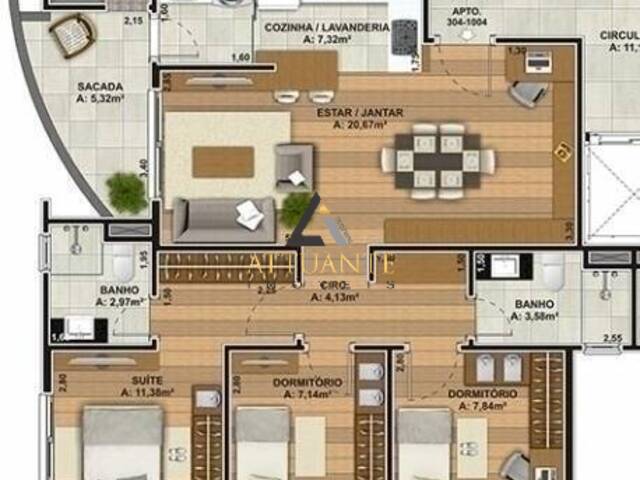 Apartamento para Venda em Caxias do Sul - 3