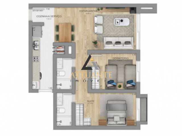 #AP1749 - Apartamento para Venda em Canela - RS - 3