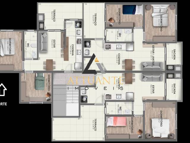 #AP2007 - Apartamento para Venda em Caxias do Sul - RS - 3