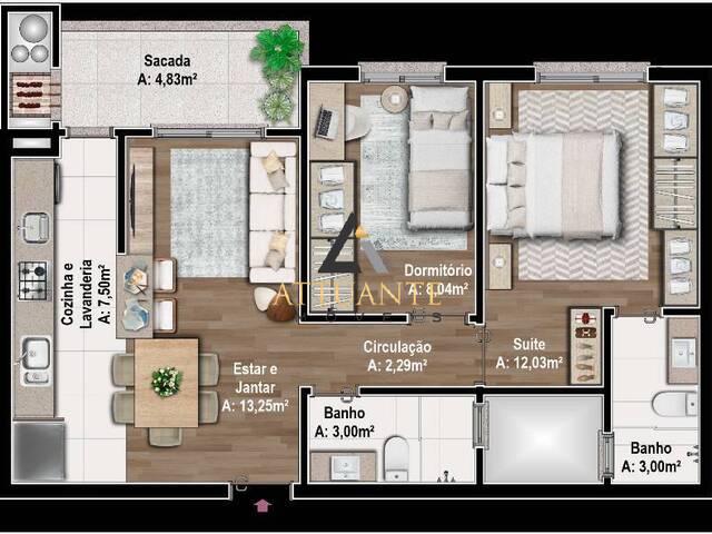 #AP2322 - Casa em condomínio para Venda em Caxias do Sul - RS - 2