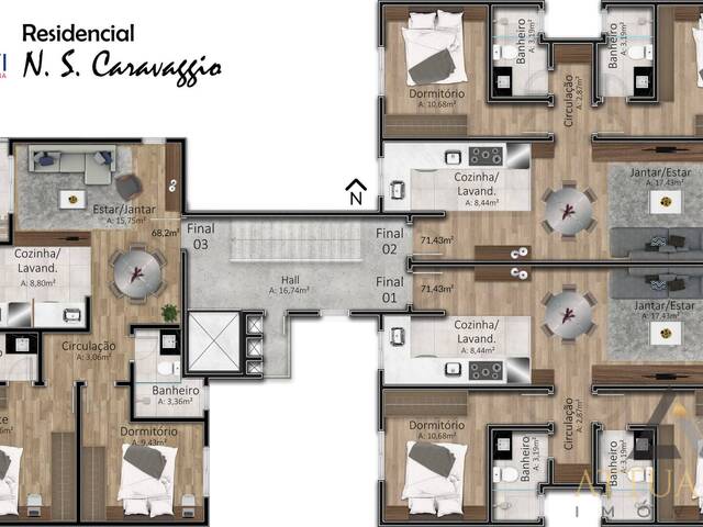 #AP3640 - Apartamento para Venda em Caxias do Sul - RS