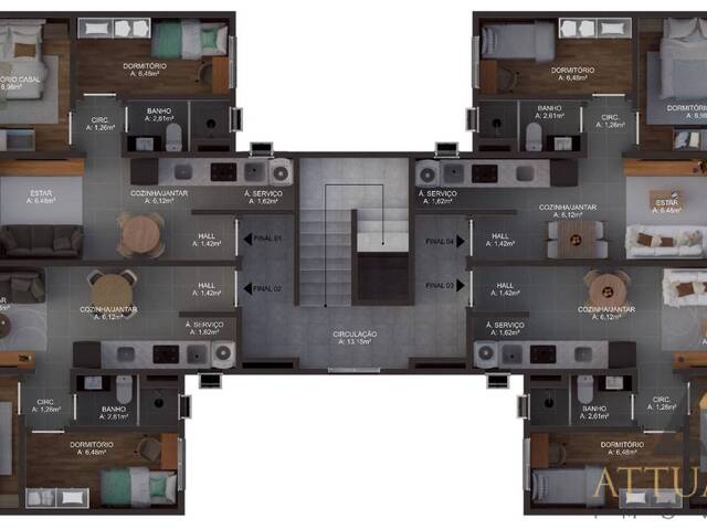Apartamento para Venda em Caxias do Sul - 3
