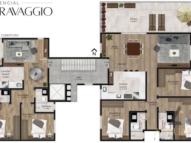 #AP3640 - Apartamento para Venda em Caxias do Sul - RS