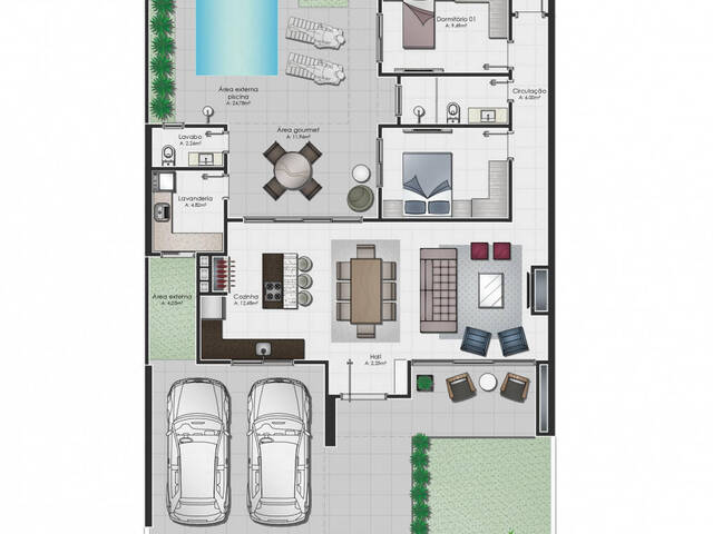 #CS3766 - Casa para Venda em Passo de Torres - SC - 3