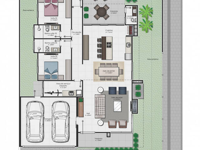 #CS3771 - Casa para Venda em Passo de Torres - SC - 3