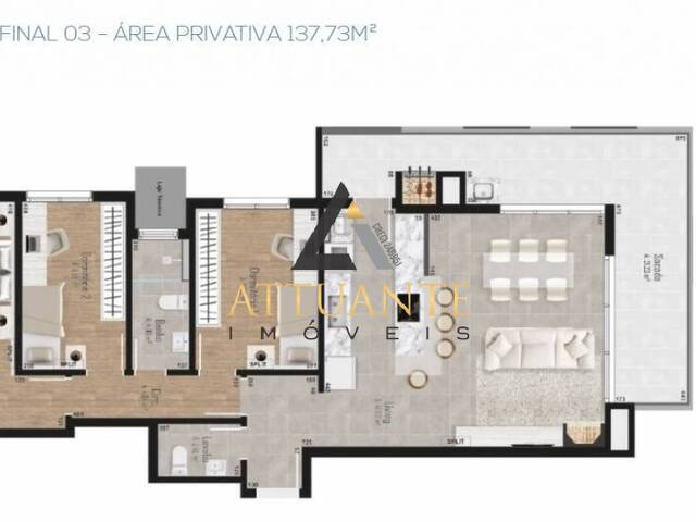 #AP4582 - Apartamento para Venda em Bento Gonçalves - RS - 2