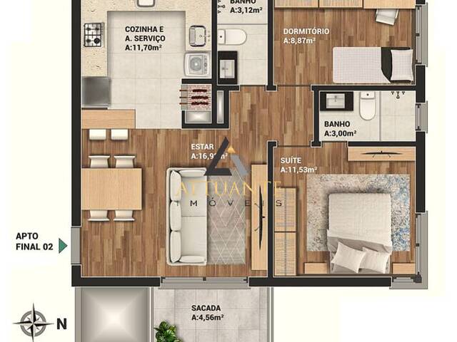 Apartamento para Venda em Caxias do Sul - 4
