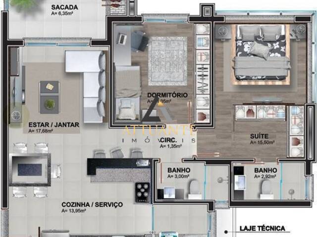 Apartamento para Venda em Caxias do Sul - 3