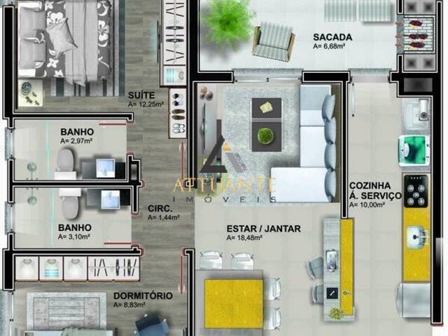Apartamento para Venda em Caxias do Sul - 3