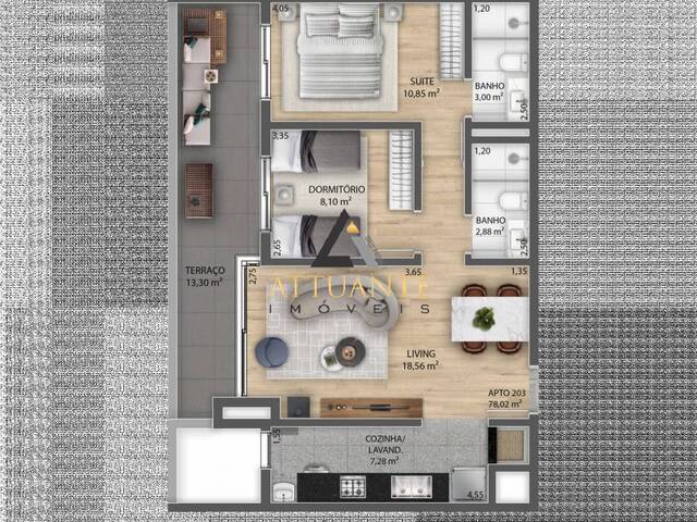 #AP1760 - Apartamento para Venda em Gramado - RS - 3
