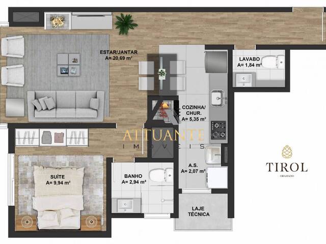 #AP1778 - Apartamento para Venda em Gramado - RS - 2
