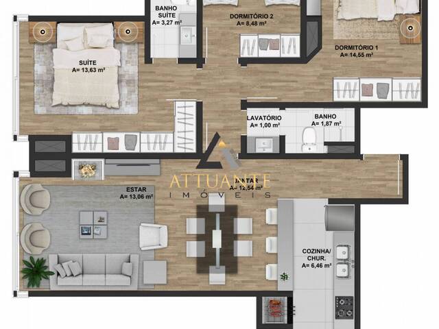 #AP1780 - Apartamento para Venda em Gramado - RS - 2