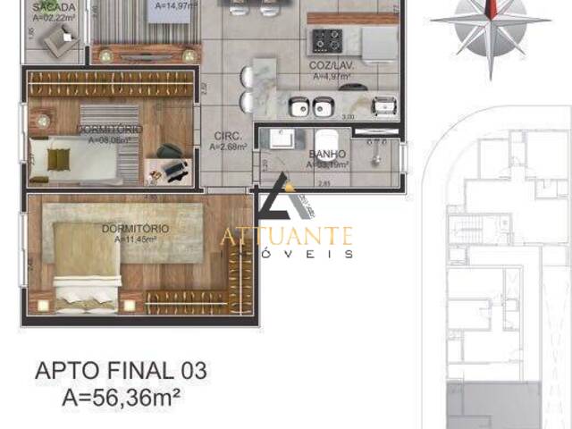 Apartamento para Venda em Caxias do Sul - 3
