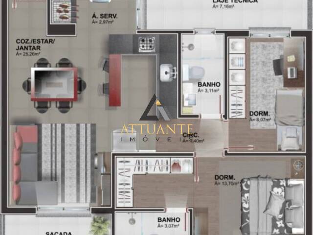 Apartamento para Venda em Caxias do Sul - 3