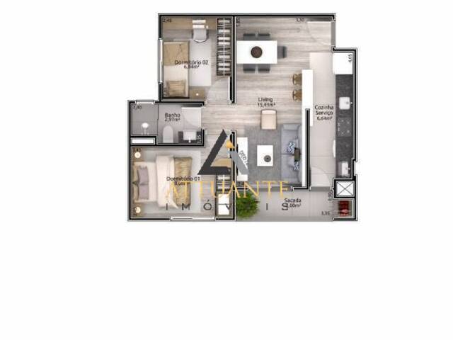 #AP0430 - Apartamento para Venda em Caxias do Sul - RS - 3
