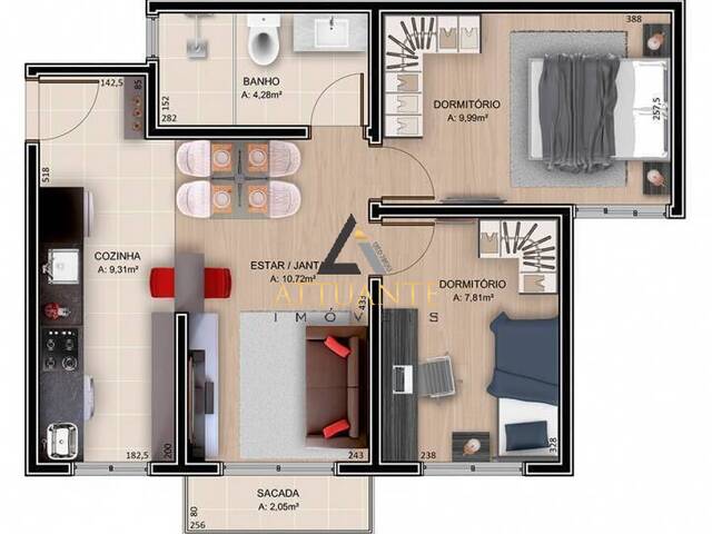 #AP0450 - Apartamento para Venda em Bento Gonçalves - RS