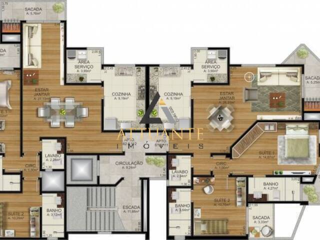 Apartamento para Venda em Caxias do Sul - 3